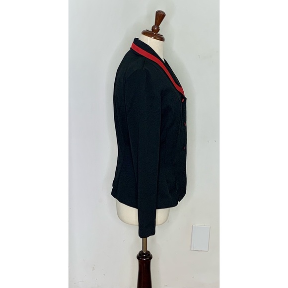 Women’s Black and Red Blazer - Picture 4 of 5